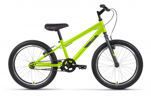 Велосипед Altair MTB HT 20 1.0 ярко-зеленый/серый Рама: 10.5&quot; (2022) 