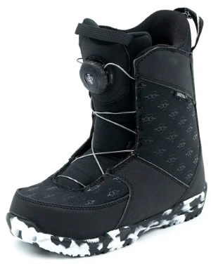 Ботинки для сноуборда Luckyboo Future Fastec черные (2022) 