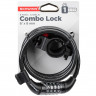 Велозамок Schwinn Combo Cable Lock 6ft x 8мм - Велозамок Schwinn Combo Cable Lock 6ft x 8мм