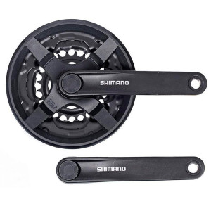 Система шатунов Shimano Tourney TY301 170мм 48/38/28 черный б/уп AFCTY301E888CL 