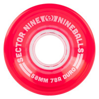 Колеса Sector9 Nineballs 61 mm / 78 A white/red