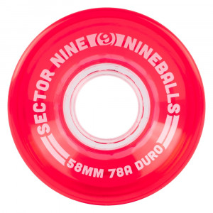 Колеса Sector9 Nineballs 61 mm / 78 A white/red 