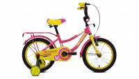 Велосипед Forward Funky 16 фиолетовый/желтый (2020)