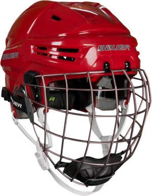 Шлем с маской Bauer Re-Akt Combo SR red (1038894) 