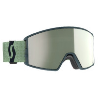 Маска Scott React AMP Pro soft green/black/AMP white chrome S2