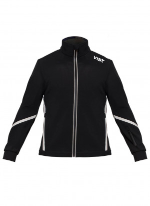 Виндстоппер Vist Titano Softshell Jacket Unisex black-black-white 999900 