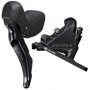 Ручка тормозная/шифтер Shimano GRX, ST-RX400/BR-RX400, правый, на 10 скоростей, под дисковый тормоз, с кулером, для крепления 25 мм 