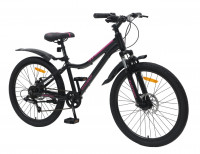 Велосипед Avenger MTB черный/розовый рама: 13" (2025)