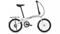Велосипед Stark Jam 24.2 V серебристый/зеленый (2021)