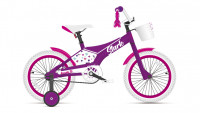 Велосипед Stark Tanuki 16 Girl фиолетовый/розовый (2021)