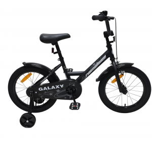 Велосипед Nameless Galaxy 16" черный матовый/серебристый рама: 10" (2026) 