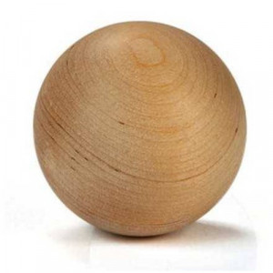 Мячик деревянный для дриблинга TSP, 45 мм (Береза) 