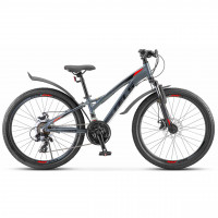Велосипед Stels Turbo-460 MD 24" Z010 (м) темно-серый рама: 11" (2025)