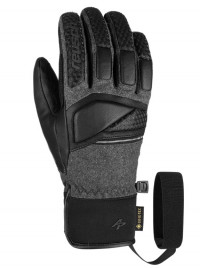 Перчатки горнолыжные Reusch Alexis Pinturault GTX + Gore Grip Technology Black/Grey Alpine Melange