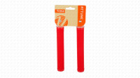 Грипсы велосипедные Velo VLG-520, closed end, 175 мм, красные