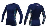 Гидромайка женская длинный рукав O'Neill WMS SIDE PRINT L/S RASH GUARD navy S20 (5406S GH8)