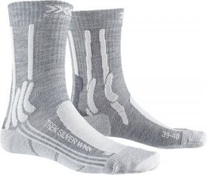 Носки X-Socks Trek Silver WMN Dolomite Grey Melange / Pearl Grey (2021) 