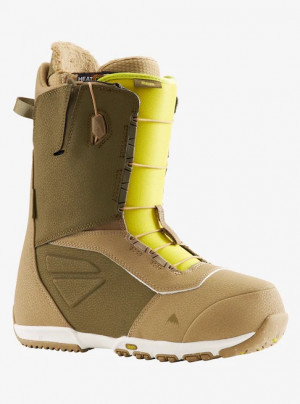 Ботинки для сноуборда Burton Ruler Tan/Olive/Yellow (2022) 