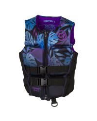 Спасательный жилет неопрен женский O'Brien HMZ VEST, LADIES FLEX V BACK PURPLE S20