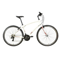 Велосипед Stark Terros 28.2 V белый матовый/красный, серый рама: 16" (2024)
