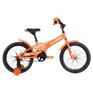 Велосипед Stark Tanuki 18&quot; оранжевый/белыйРама: One Size (2023) 