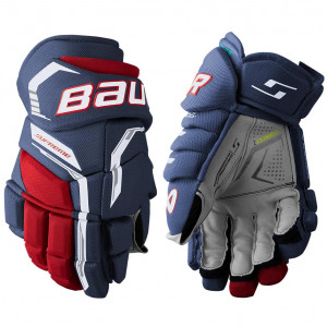 Перчатки Bauer Supreme Fuse S26 SR navy/red/white (1067090) 