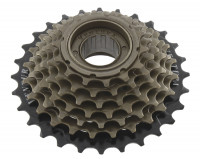 Кассета Ventura 5-700173 трещотка 5 скоростей Freewheel 5х14-28, HG-копия SHIMANO-совместимая, черный/коричневый