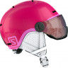 Шлем с визором Salomon Grom Visor Glossy Pink Kids (2022) - Шлем с визором Salomon Grom Visor Glossy Pink Kids (2022)