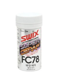 Порошок фторовый Swix Cera F +1C/-10C 30 гр (FC78)