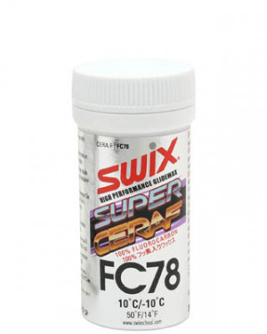 Порошок фторовый Swix Cera F +1C/-10C 30 гр (FC78) 
