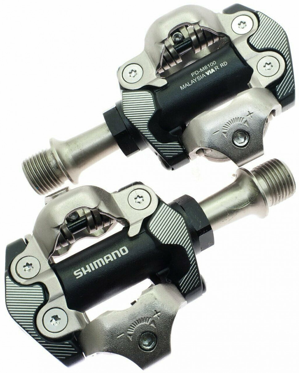 Педали Shimano XT M8100 SPD с шипами SH51 купить со скидкой в интернет ...