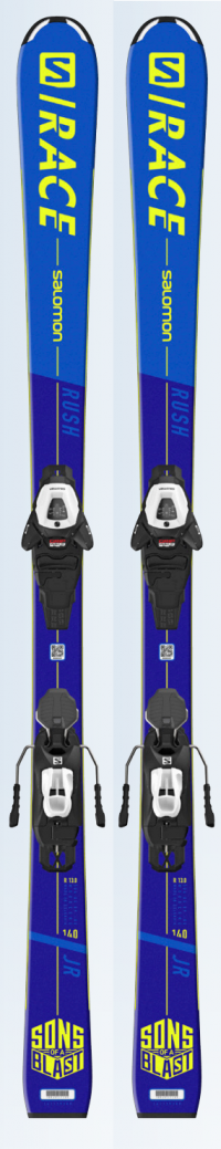 Горные лыжи Salomon L S/RACE RUSH JR + C5 GW (2022)