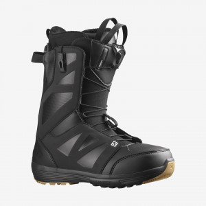 Ботинки для сноуборда Salomon LAUNCH Black/Black/White (2022) 