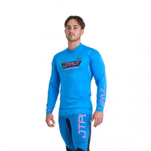 Гидромайка мужская длинный рукав Jetpilot Vault LS Rashie blue S26 (260370) 