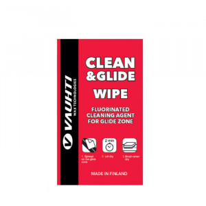 Фторированная смывка-кондиционер VAUHTI Clean &amp; Glide (салфетка) 