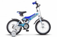 Велосипед Stels Jet 16 Z010 белый/синий (2019)