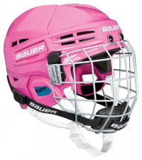 Шлем с маской Bauer Prodigy Combo YTH pink (1045723)