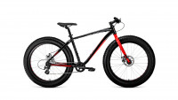 Велосипед Forward Bizon 26 черный/красный (2020)