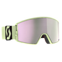 Маска Scott React AMP Pro acid yellow/AMP pro lavender chrome