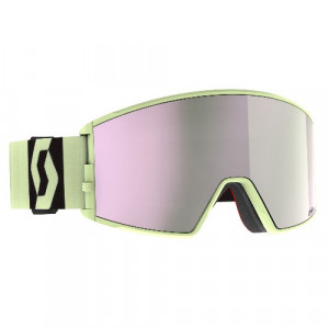Маска Scott React AMP Pro acid yellow/AMP pro lavender chrome 