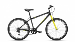 Велосипед Altair MTB HT 26 1.0 черный/желтый (2020) 