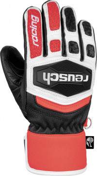 Перчатки Reusch Worldcup Warrior GS Junior black/white/fluo red