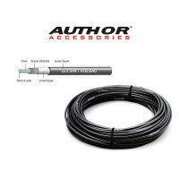 Рубашка тросика перекл. AUTHOR 8-24601203 ABR-Lex 4mm/30m Black б/загл. (30м) черная (15)