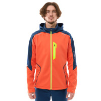Куртка с капюшоном Dragonfly Explorer 2.0 Man orange/ocean (2024)