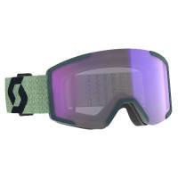 Маска Scott Shield Goggle Light Sensitive soft green/black/light sensitive blue chrome