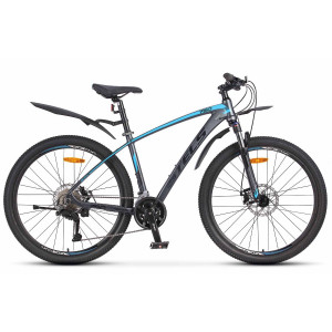 Велосипед Stels Navigator-750 MD 27.5&quot; V010 (м) антрацитовый/синий рама: 19&quot; (2025) 