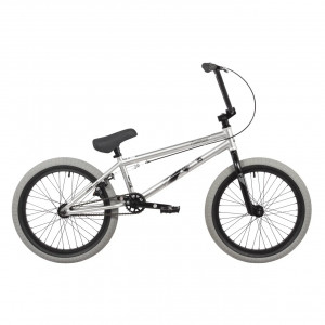 Велосипед Novatrack BMX Psycho 20&quot; серебристый рама: 20&quot; (2024) 