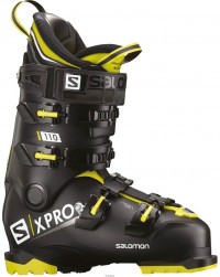 Горнолыжные ботинки Salomon X Pro 110 black/acid green/white (2019)