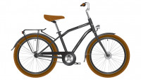 Велосипед Stark Comfort Man 3Speed 26" черный/никель Рама: 16" (2022)