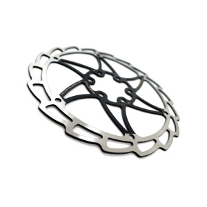 Торм. диск CLARKS 3-830 (ротор) для диск. тормоза CD-06-160-BLACK 160мм+6болтов нерж. сталь, черный 